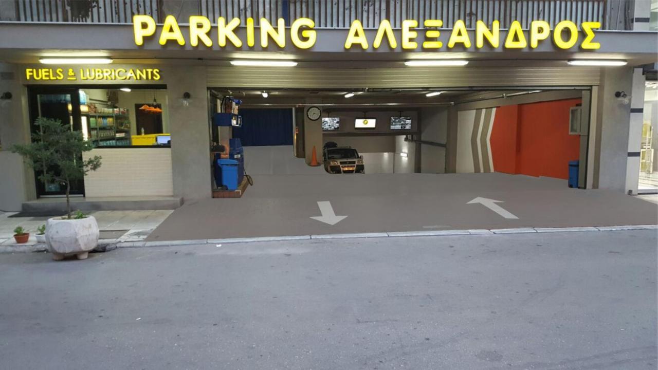 Bella Suite City Center, Parking Thessaloníki Eksteriør billede